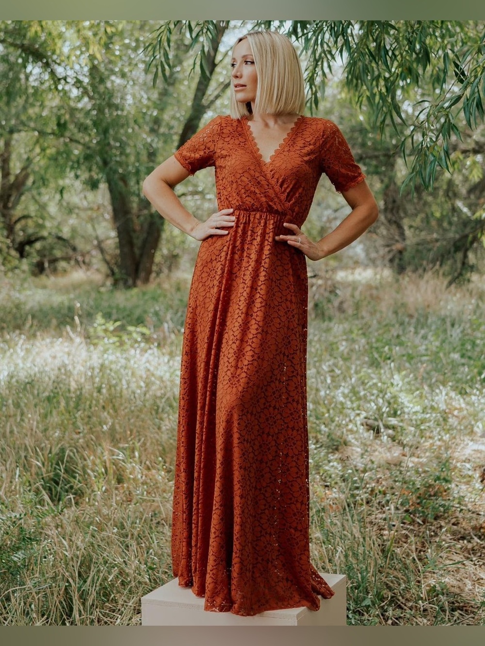 Baltic Born Venice Lace Maxi Dress